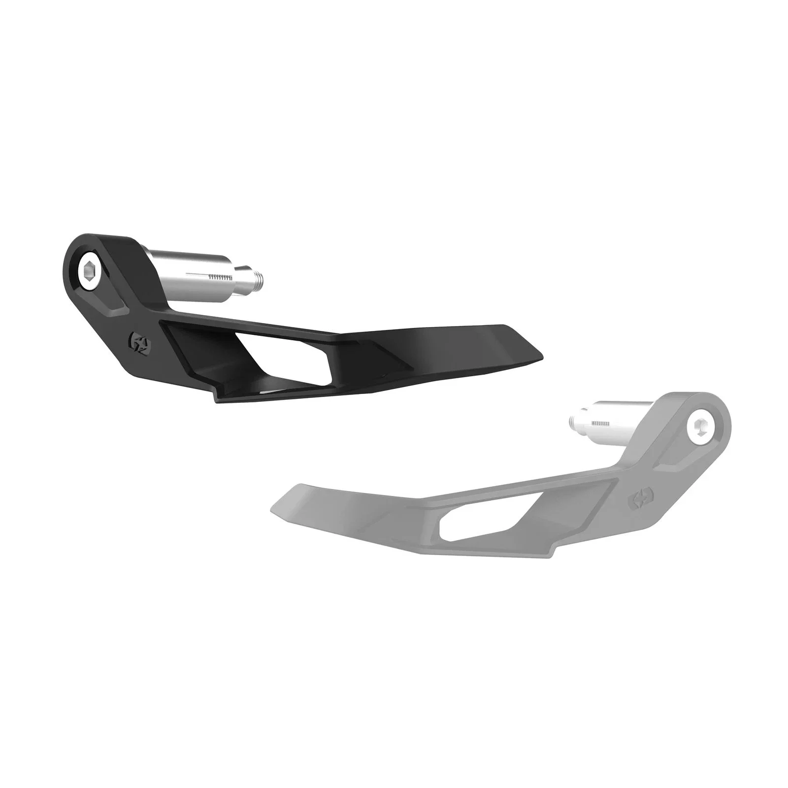 2PCS Universal Racing Motorcycle Brake Lever For Right-Hand Use Two Wheeled Motorcycle Protective Cover In Black