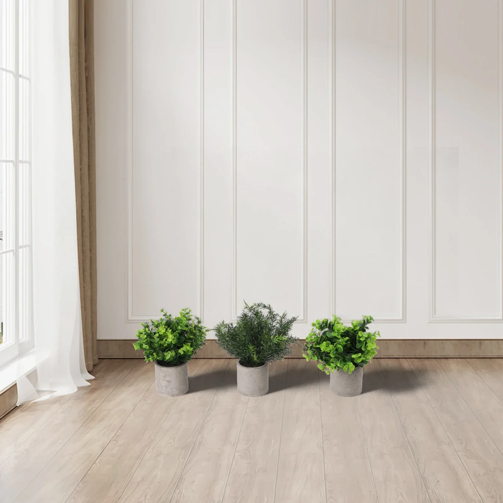 

Home Decoration Green Home Decoration Artificial Plants Indoor Decoration Chic Plastic Pots Flexible Indoor Use