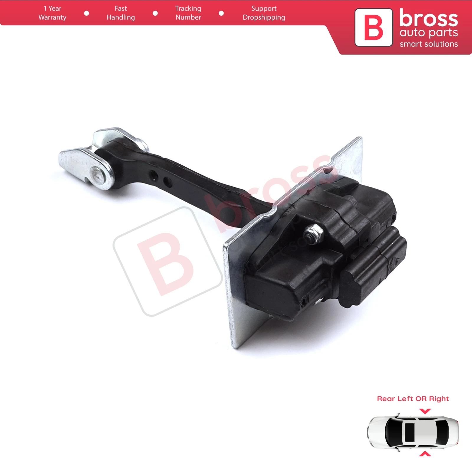 

BDP943 Rear Left OR Right Door Catch Hinge Brake Stop Check Strap Limiter 9677467280 for Peugeot 308 MK2 2013-2021 4/5 Door