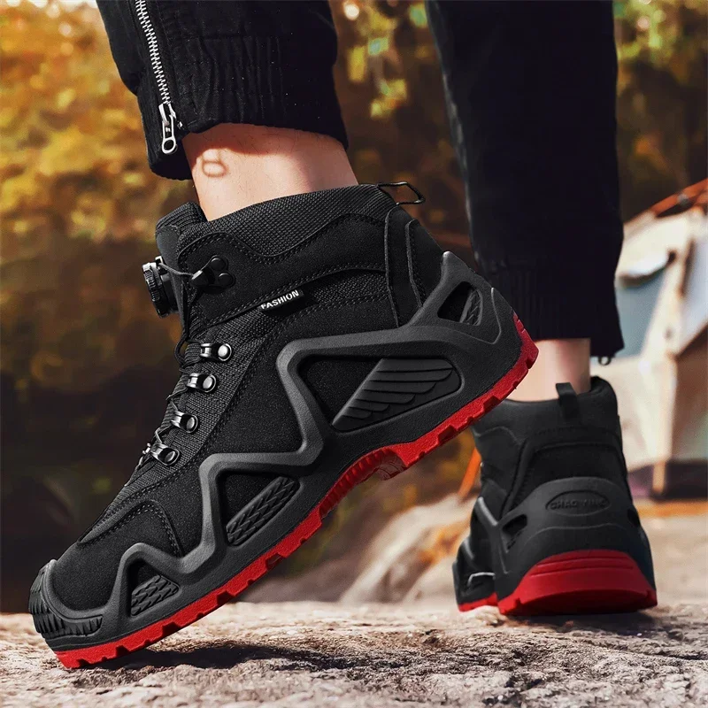 

Уличные мужские армейские тактические ботинки для пустыни, мотоциклетная обувь, мужская водонепроницаемая спортивная обувь для полевой охоты, пешего туризма, альпинизма и тренировок