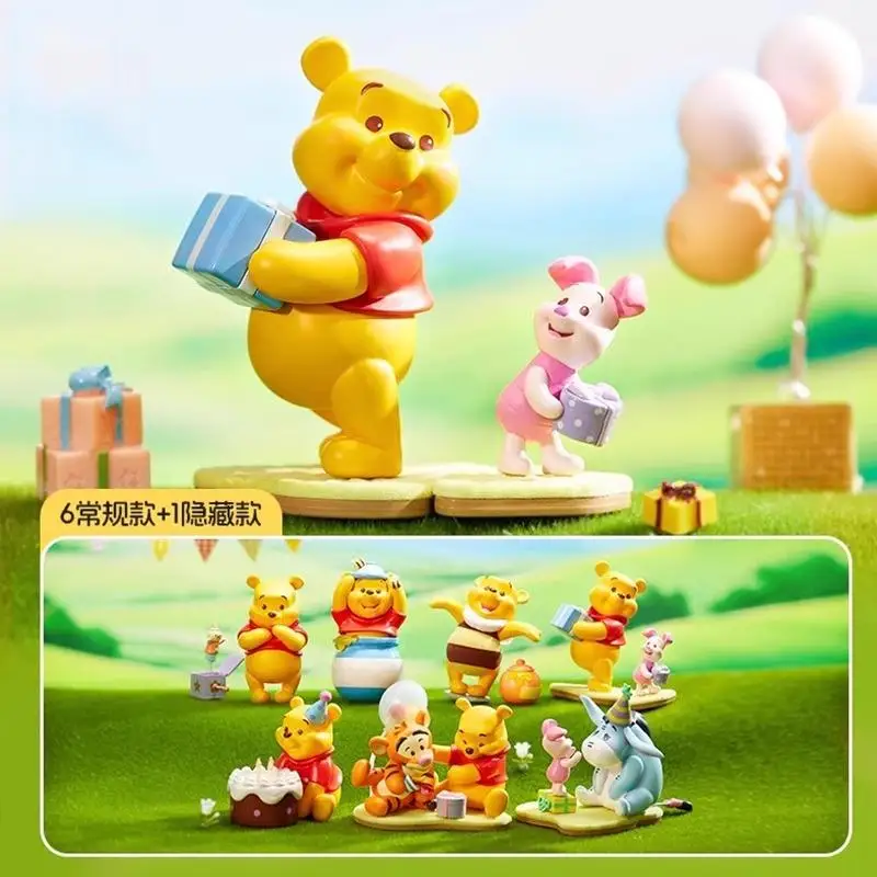 

Winnie the Pooh Friends Party Series Blind Box Figure Trendy Toy Cute Doll Ornament Gift Tigger