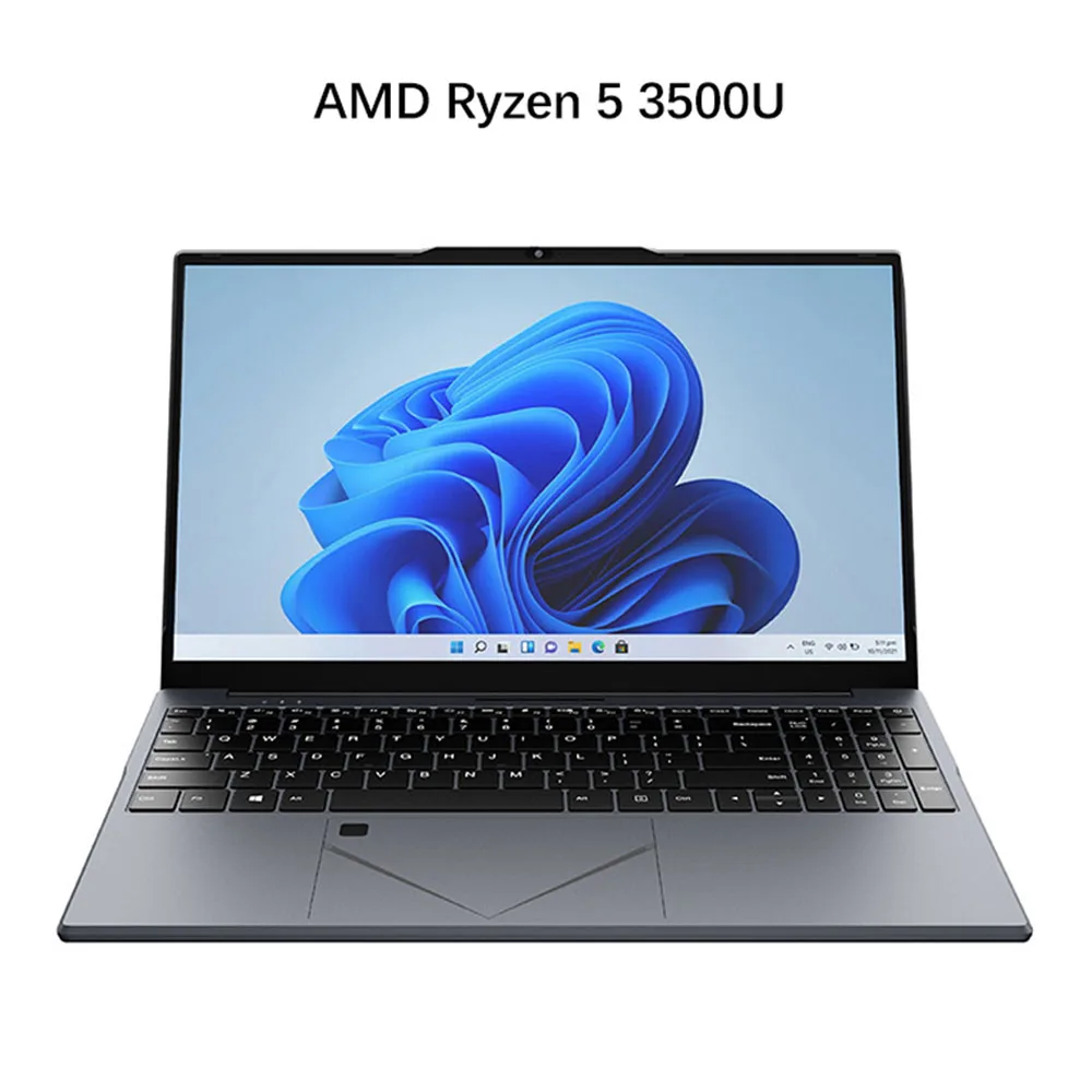 Tela IPS para laptop de 15,6 polegadas AMD Ryzen ™   5 3500U Gaming Laptop DDR4 MAX 32GB 2 * SSD Windows11 Notebook de impressão digital WiFi 5