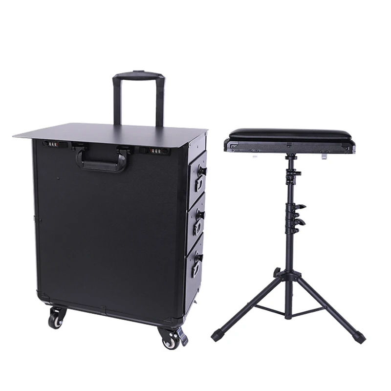 Tattoo Arm Rest, Workbench Organizer, Portable Pull-Out Travel Display Stand, Beauty Tools