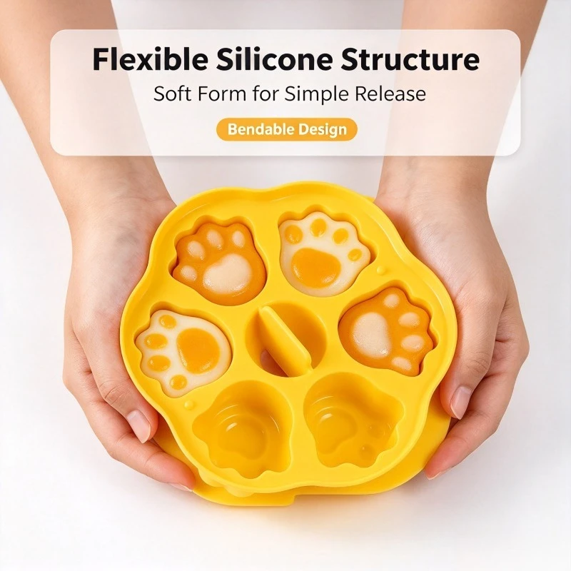 Silicone Cake Mold – Food Grade, High-Temp Resistant Steamer Tool for Baby Complementary Food & Snacks