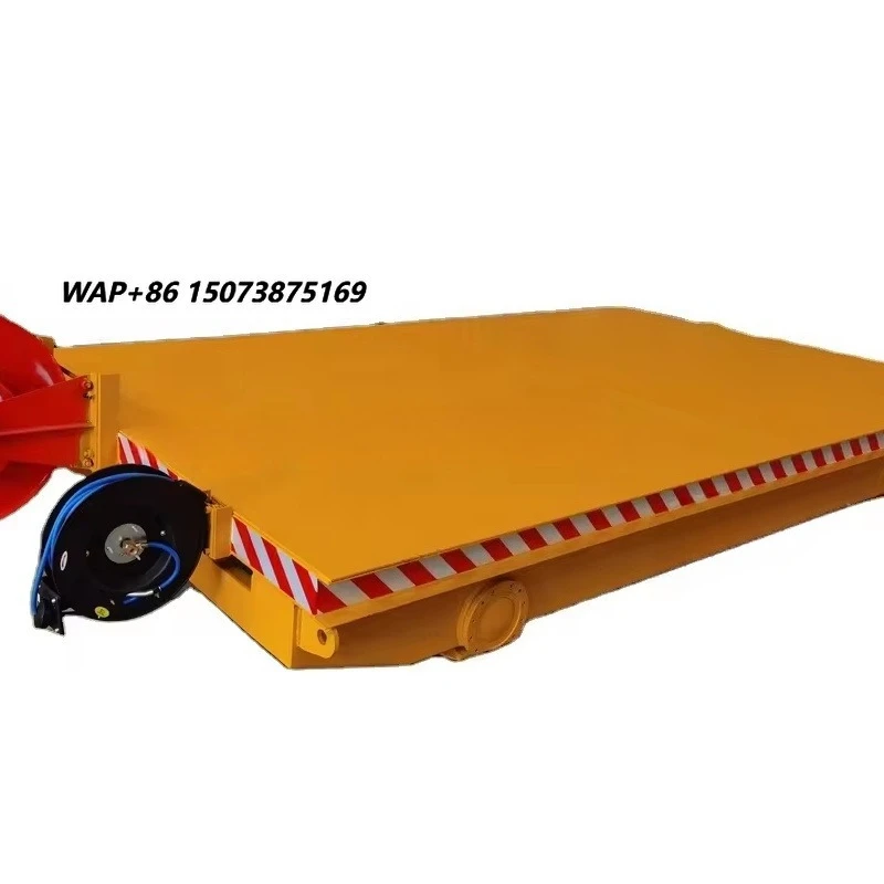 Rail Mover Workshop Loading Cart 20 Ton Battery Powered Transfer Car Moving Platform Robot Trolley With Cable Drum