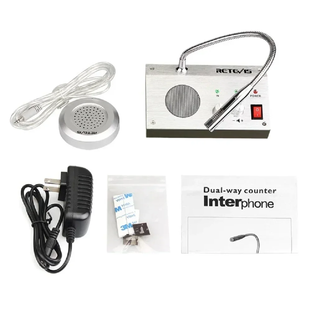 Sicherheit Bank Zähler Intercom System Englisch Version Dual-way Intercom Für Ticket Büro Krankenhaus Beste Fenster Intercom Mini