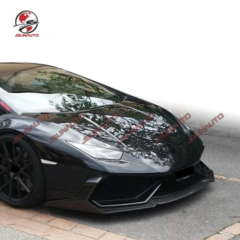 High Quality Carbon Fiber Front Diffuser For Lamborghini Huracan DMCStyle Body Kit Front Bumper Lip For Lp610 Lp580