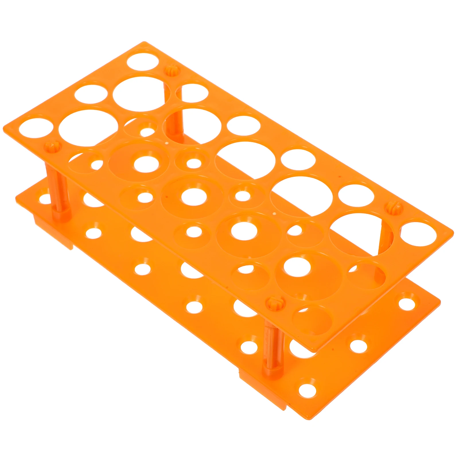 

26-Hole Tube Rack Durable PP Material Test Tube Holder for 50ml 15ml 10ml Tubes Lab Storage Organizer