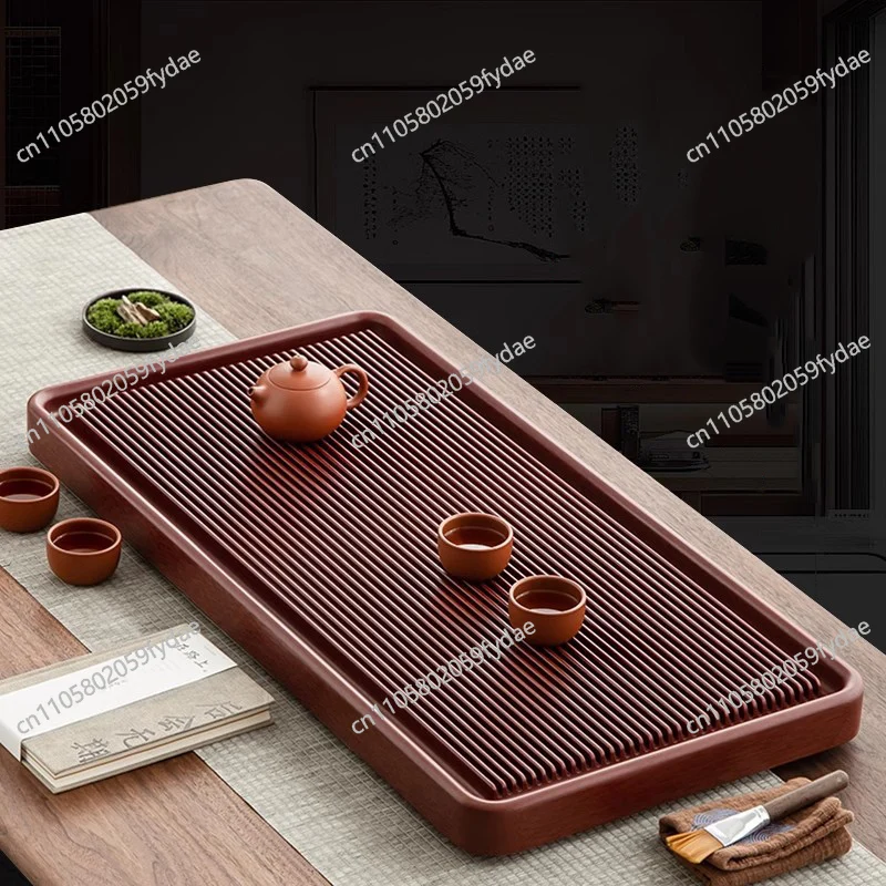 Luxury Wooden Tea Tray Accessories Pot Drainage Drip Valet Tea Tray Decorative Kitchen Living Room Bandeja