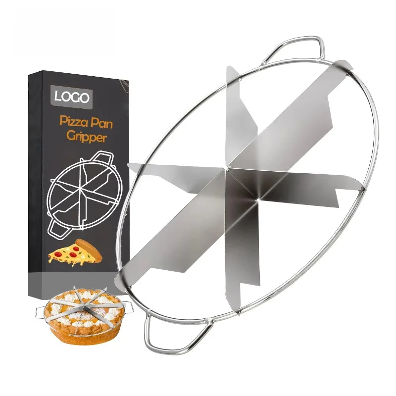 Round cake slice pizza side handle part marked non-stick cheesecake