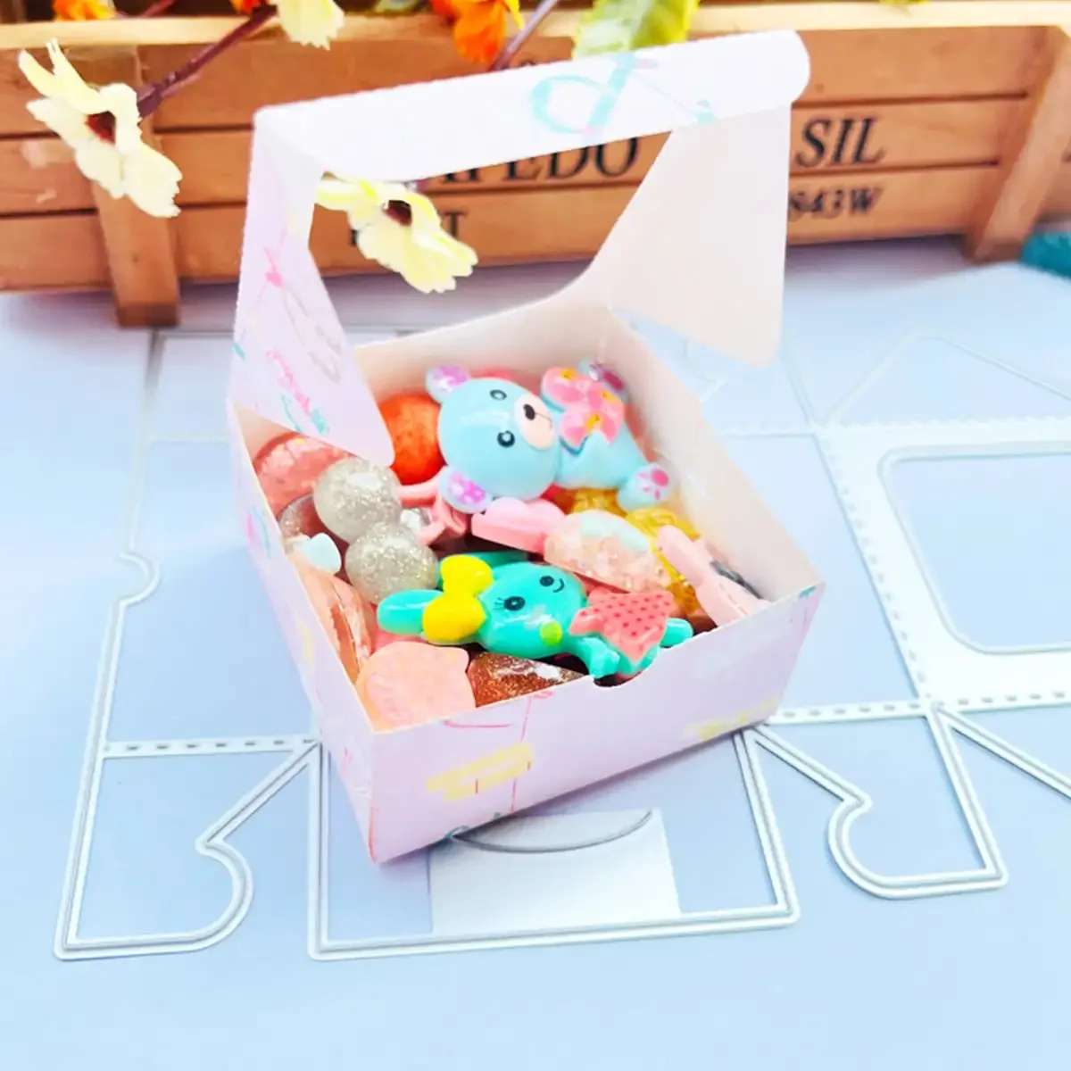 Metall Schneiden Stirbt Für Karte, Der Candy Box Form Dekoration Sammelalbum Papier Handwerk Messer Form Klinge Punch Schablonen