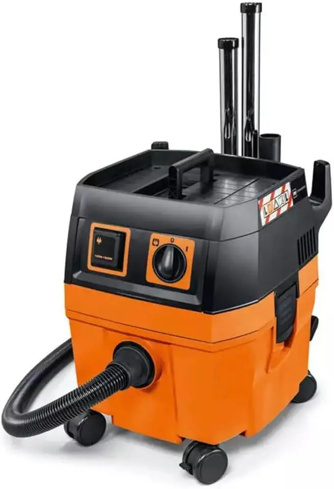 Compact Vacuum Cleaner With Connection For Power Tools During Workshop And Installation Use And Extensive Accessory Set