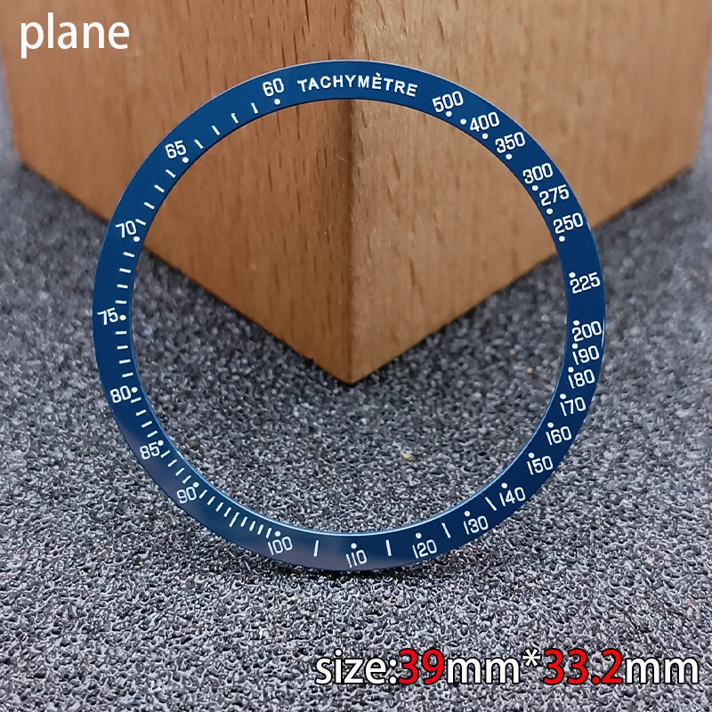 39*31.6mm/42.9*37.2mm High Quality Flat Ceramic Bezel Insert Case Watch Accessories Parts Ceramic Bezel