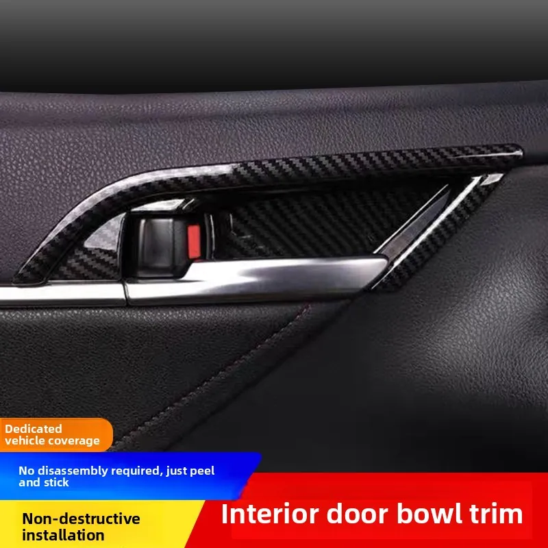 Für Toyota Camry 70 XV70 2018 ~ 2023 Hybrid Auto Innen Türgriff Schüssel Rahmen Abdeckung Kit Tür Schüssel Staub-proof Trim Abdeckung Zubehör