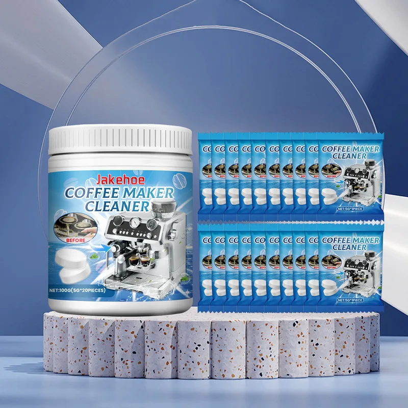 Remoção de manchas de comprimidos de limpeza de café para tela de filtro cabeça de grupo de fabricação de café puro sabor restaurado