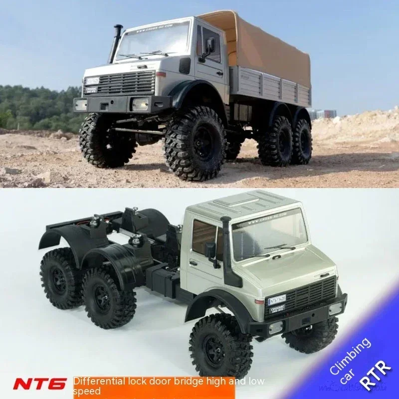 Crossrc Emo Nt6 symulacja Unimog 1/10 zdalnie sterowany pojazd terenowy zdalnie sterowany pojazd Model elektryczny