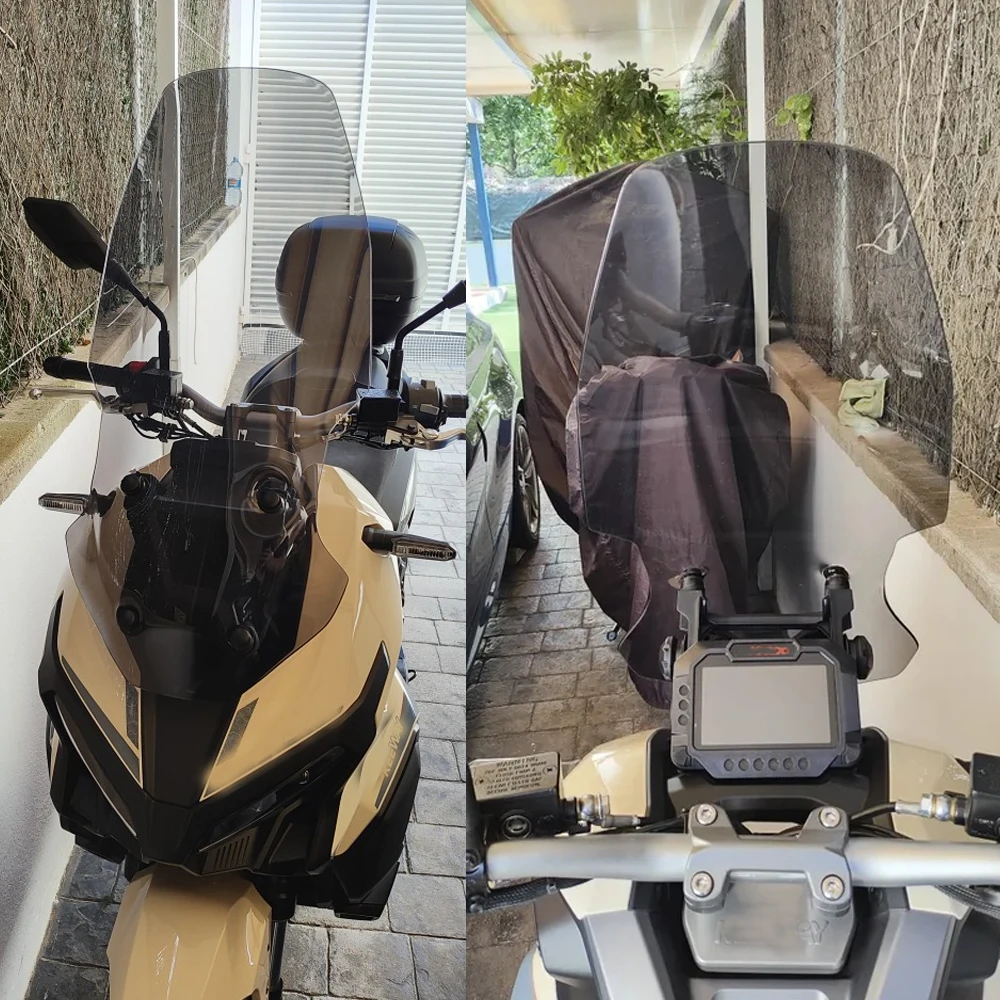 for Keeway Vieste 300 XDV Windscreen Wind Deflector 300xdv Windshield Glass Motorcycle Accessories Touring Screen Visor Fairing