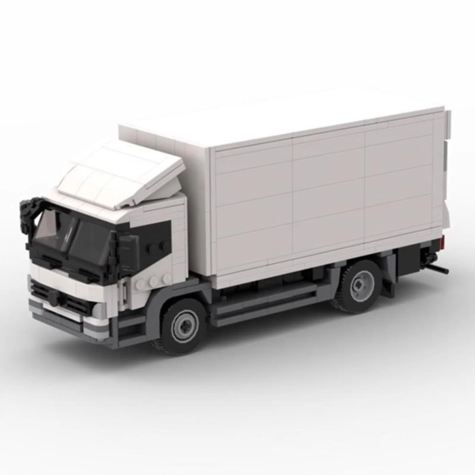 

Creative White Truck Building Blocks Set - Compatible Bricks - Educational Vehicle Model