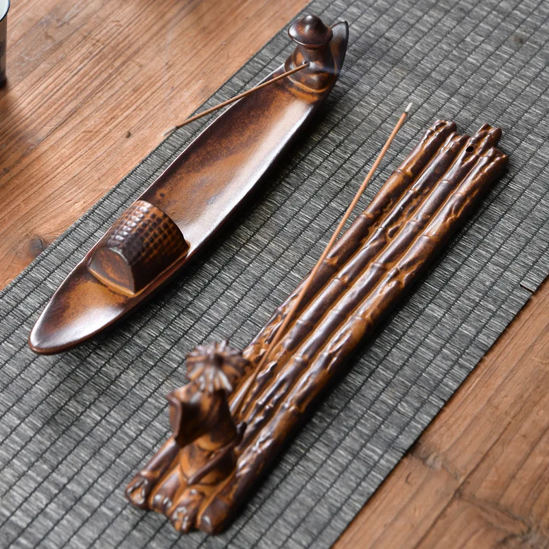 زن هان نهر السيراميك البخور عصا ، متعددة الوظائف ارتداد موزع ، الإبداعية الزخرفية الزينة ، الظل القديم