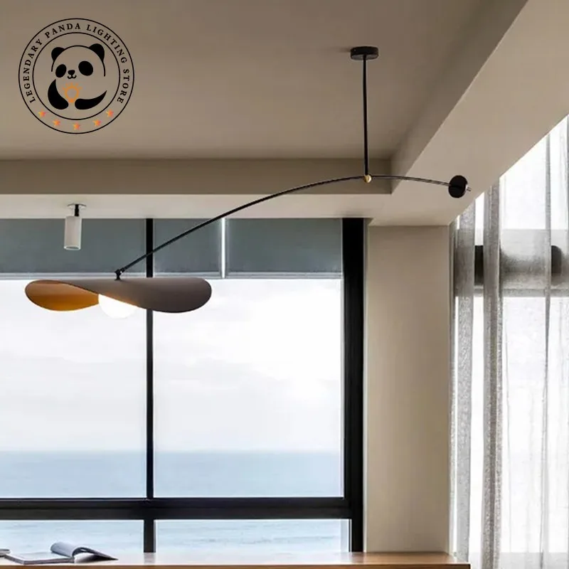 

Nordic Industrial Simple Long Arm Chandeliers Adjustable Angle Led Pendant Lamps for Dining Living Room Indoor Lighting Fixture
