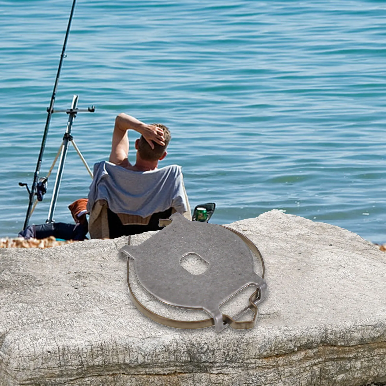 لدايوا لـ CrossFire Sound Click حامل رحلات الصيد وزن 5 جرام من الفولاذ المقاوم للصدأ خفيف الوزن وسهل التركيب