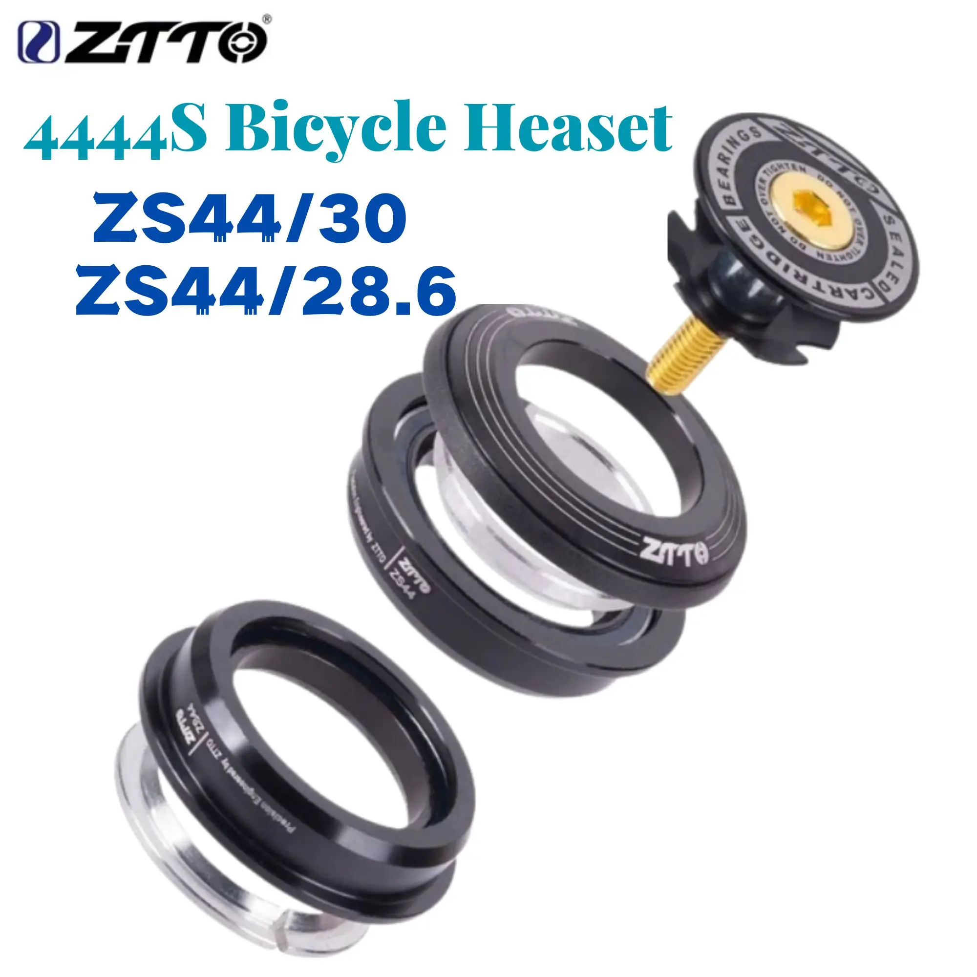 ZTTO 4444S Headset MTB Bike 44mm CNC 1 1/8