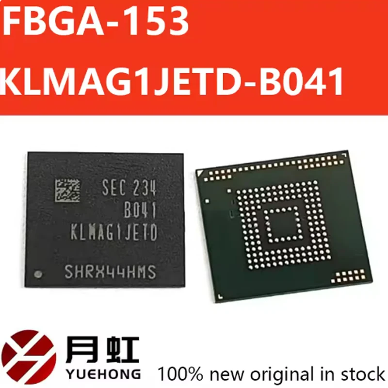 

1pcs New original KLMAG1JETD-B041 AG1J 16G EMMC5.1 font storage chip