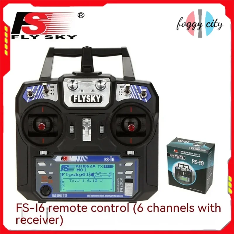 

Fuji Fs-i6 2.4g Aircraft Model Remote Control 6-channel Remote Control Receiving Multi Rotor/fixed Wing Multi Axis Helicopter