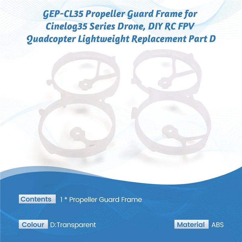 YSUN-GEP-CL35 Propeller Guard Frame For Cinelog35 Series Dron DIY RC FPV Quadcopter Lightweight Replacement Part D