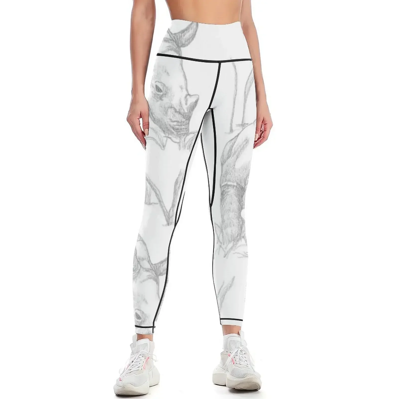 

baby rhino Leggings harem pants exercise clothing for push up fitness sporty woman gym Womens Leggings