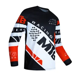 Motocross Shirt Long Sleeve Downhill Jersey Off-Road Bicycle Racing T-Shirt Quick Dry Cycling Enduro Polera Mtb Racing Jersey