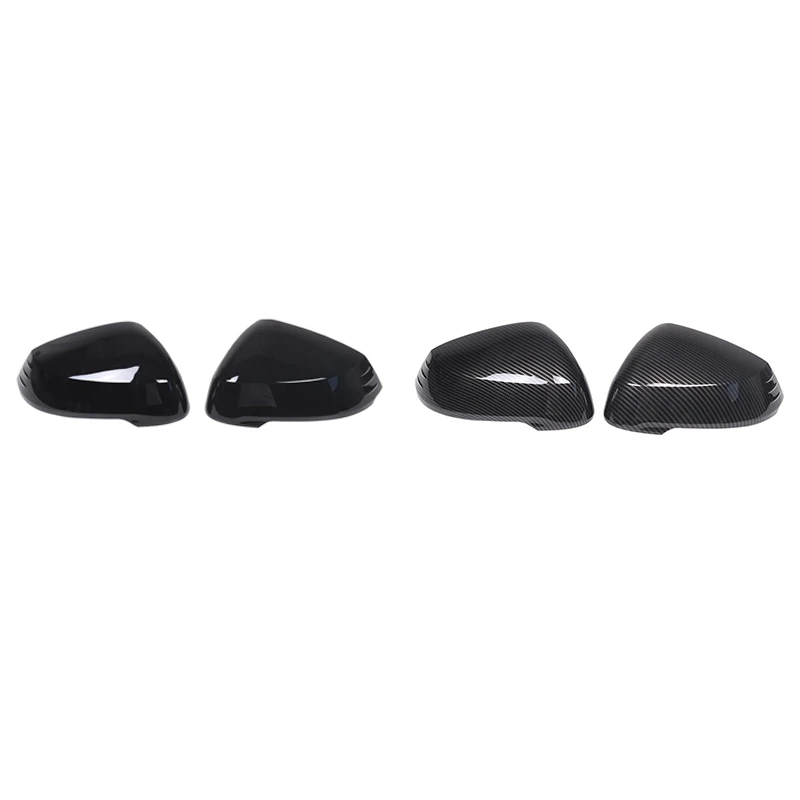 For BMW X1 U11 2023 2024 Car Exterior Rearview Mirror Decorative Cover Trim Sticker Replacement Parts - ABS Carbon