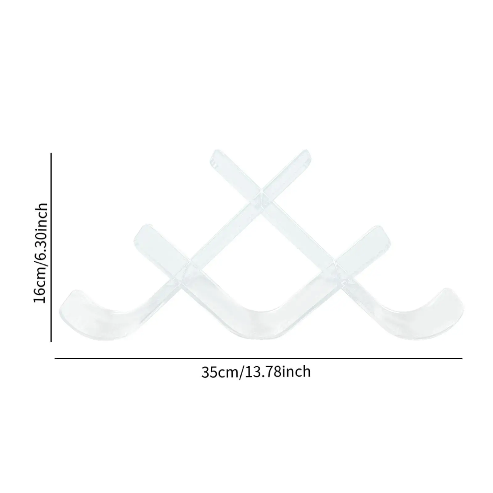 Portaoggetti per dischi Espositore per dischi da hockey Portaoggetti multiuso stabile per dischi Supporto per display per hockey per golf tennis