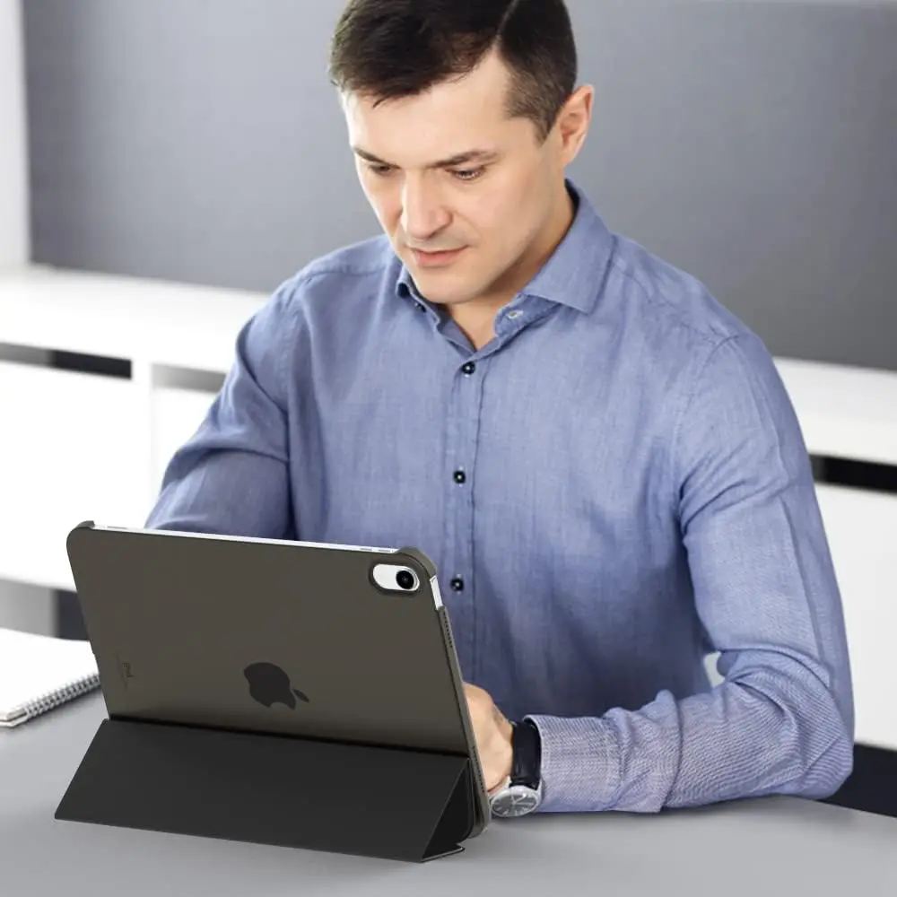 Funda para iPad (A16) 11.a generación 11 pulgadas 2025, iPad 10.a generación 10,9 pulgadas 2022, funda protectora delgada con soporte y PC duro