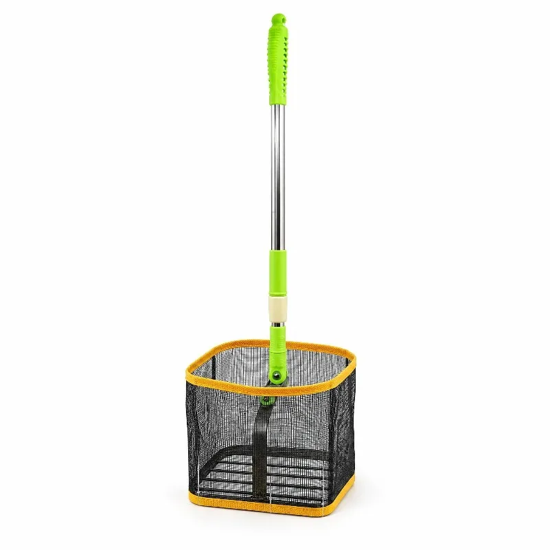 Extendable Ball Picker Retriever Scoop with Roller Portable Pickleball Table Tennis Ball Collector Multi-Ball Quick Collection