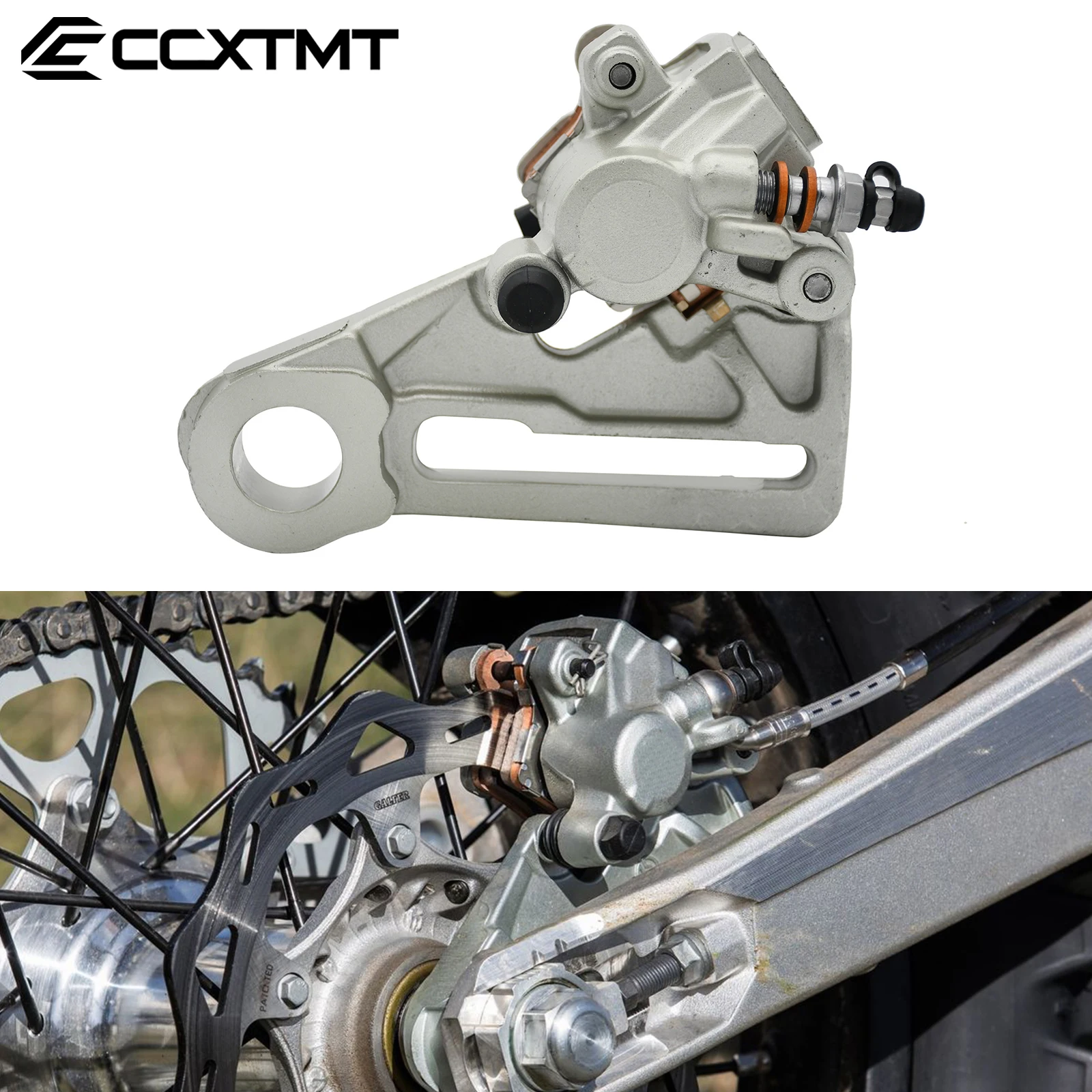 

25cm Rear Axle Universal Braking Pump Bracket Brake Caliper For KTM SX XC SXF XCF XCW XCFW EXC EXCF 125 150 200 250 300 350 450