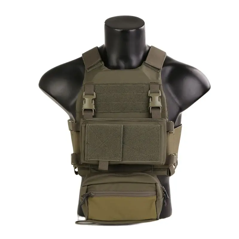 Emersongear Chaleco Táctico MK Airsoft Portador Placas Nylon MOLLE