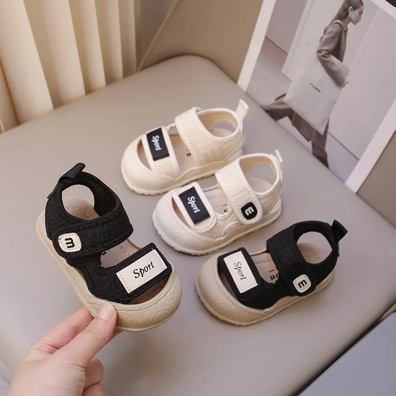 Baby Boy Sandals 2026 Summer Newborn First Walkers Beach Infant Shoes Fashion Design Toddler Girl Close-toed Sandals For Baby