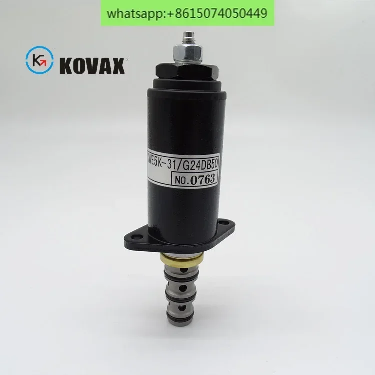 KWE5K-31/G24DB50 excavator safety lock solenoid valve SK250-8 YN35V00050F1