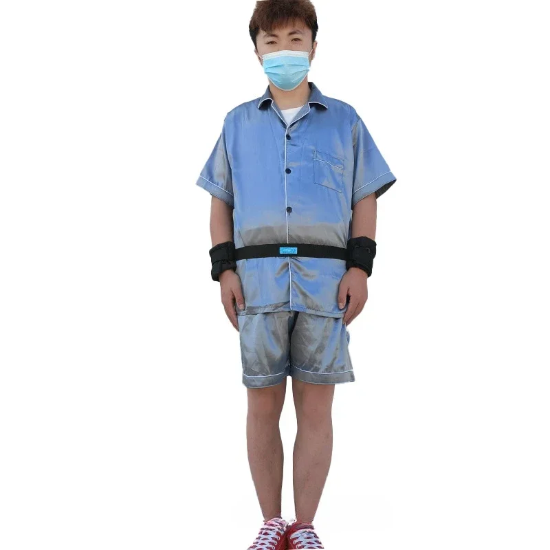 

Elderly Restraint Belt Patient Protection Belt Restraint Binding Anti-scratch Upper Limbs Hands Dementia Elderly Fixation Strap