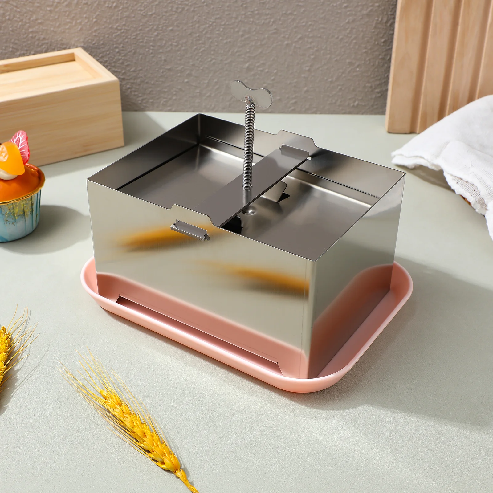 

Stainless Steel Tofu Maker Mold Practical Household Bean Curd Pressing Tool Homemade Easy Clean Tofu Press Mould