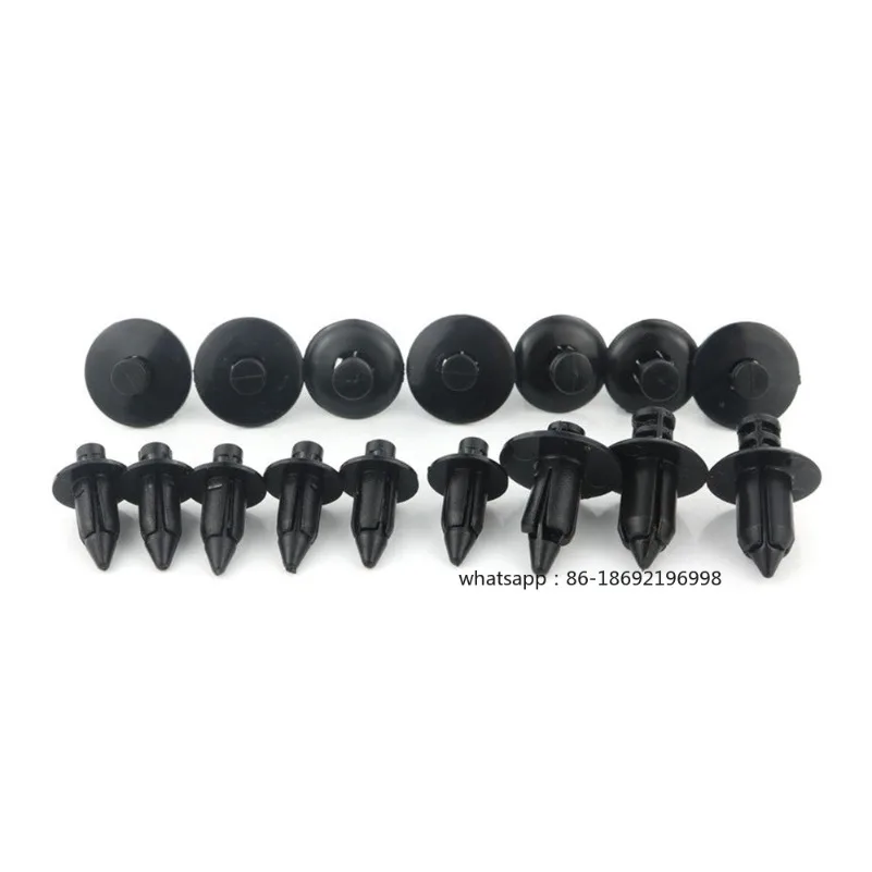 20PCS 6mm 7mm 8mm Fastener Clips For Honda Yamaha Suzuki Kawasaki Plastic Rivet Fairing Clips