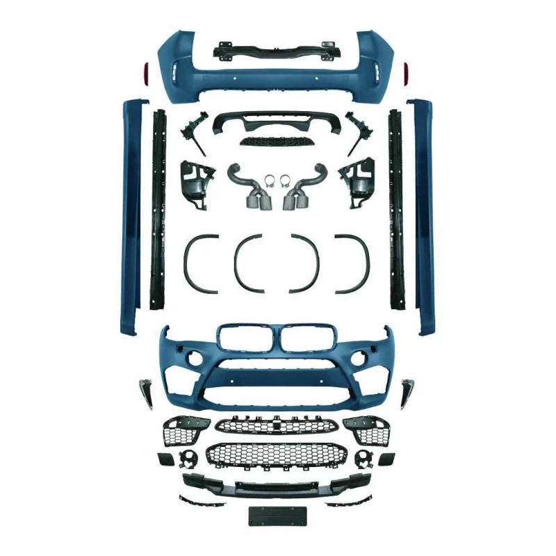 

Factory Sale Car Body Kit for X5 F15 2013 2014 2015 2016 2017 2018 Upgrade X5M Style Front Rear Bumper Side Skirts