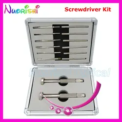 PL731 professional glasses rechangeable blades screwdriver kit set eyewear repairing tool
