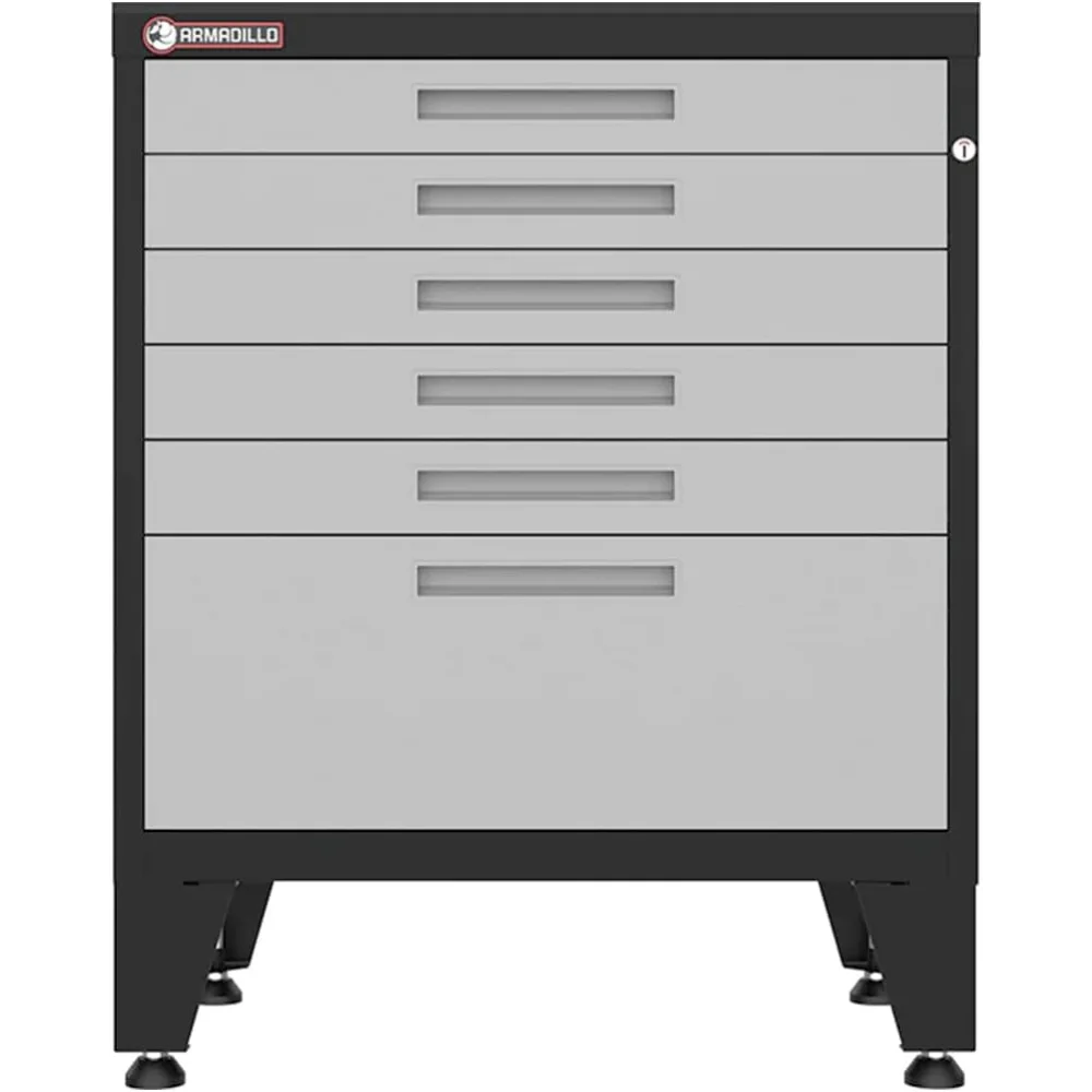 

AR6DR28BG Grey Garage 6-Drawer Tool Cabinet with Rubber Work Mat