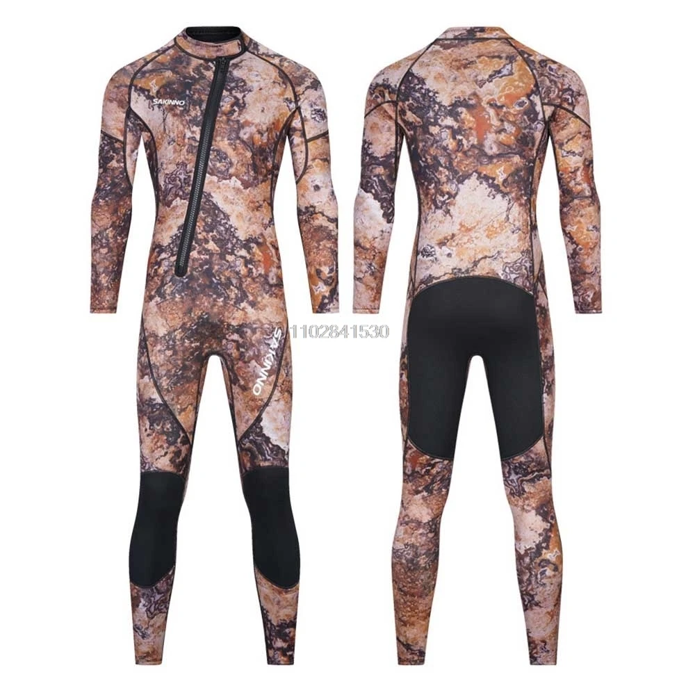 

3MM Camo Hooded Wetsuit Fishing Suit Diving Suit Cold and Warm Split Body Swimming Surfing Suit Free Diving Fishing and Hunting