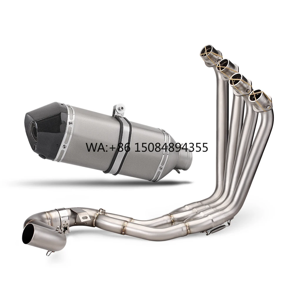 Motorcycle Front Exhaust Pipe Complete Mobile Connection System for CBR 650R 650 CBR650F CBR650 CB650F