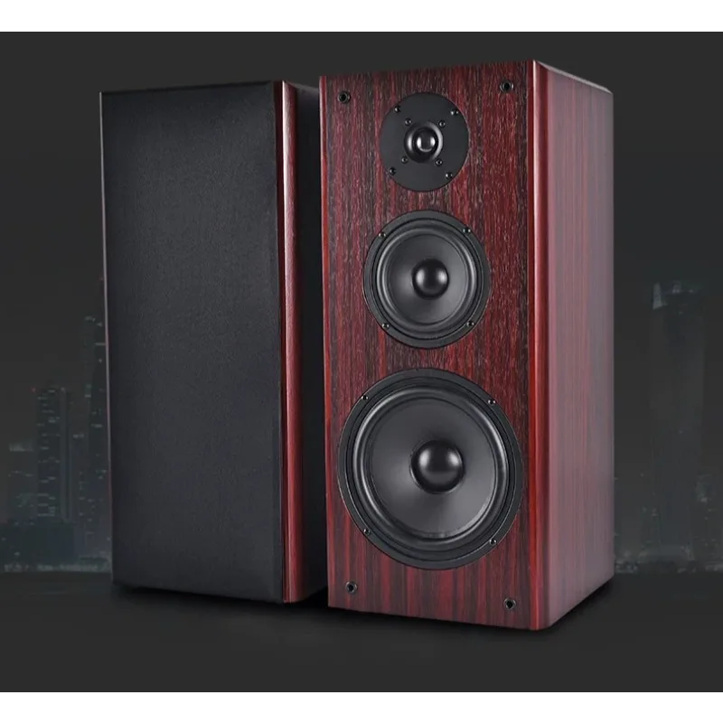 8-Inch speakers High-quality passive low-medium-high wooden speakers Home theater HIFI