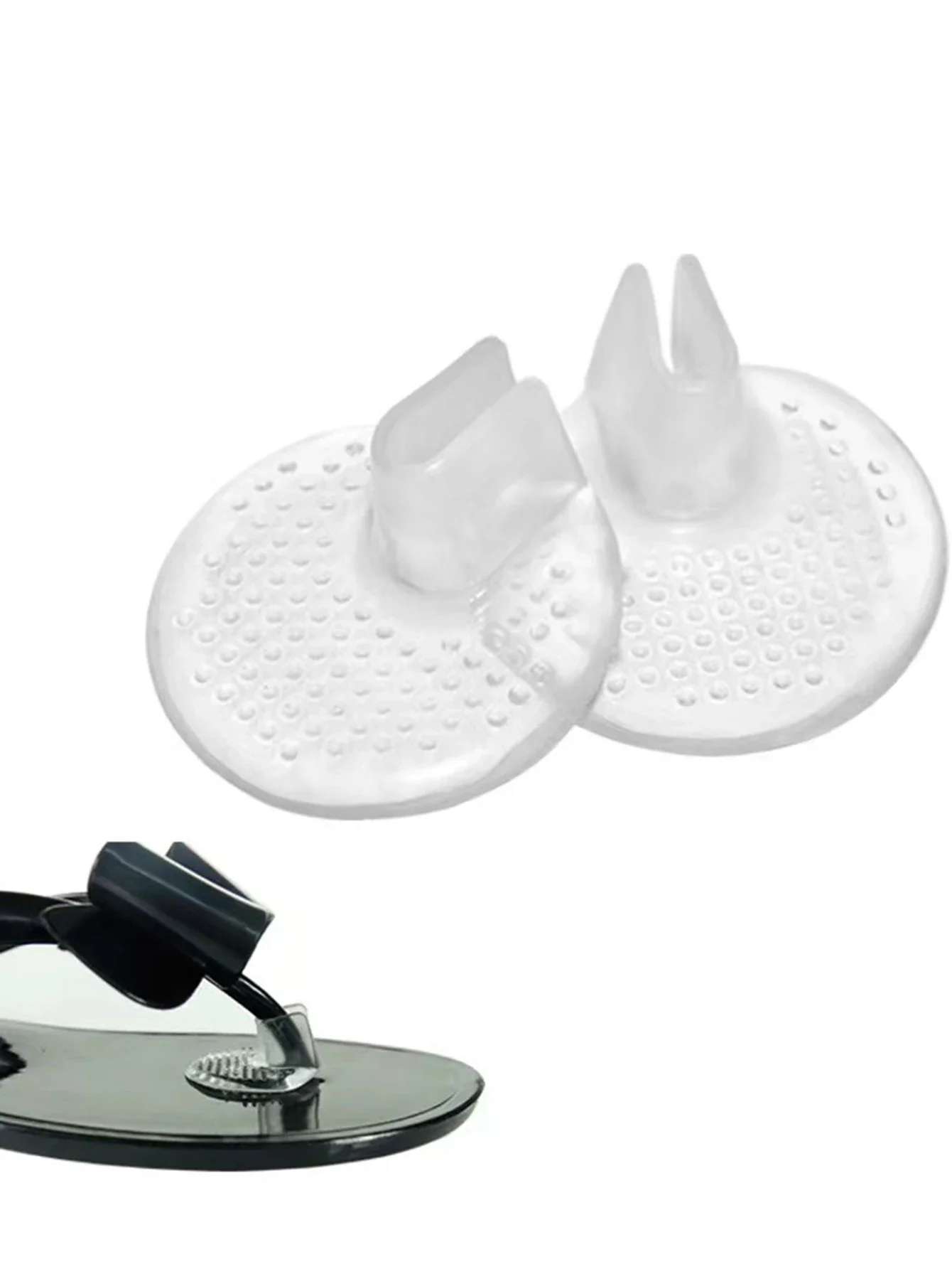 1/3 pares de almohadillas suaves de Gel para chanclas, protectores de dedos para sandalias tipo Tanga, plantillas protectoras, almohadillas de agarre para zapatos, almohadilla metatarsiana