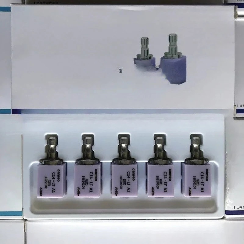 5Pcs/Box Aidite Cameo C14 CAD/CAM Lithium Disilicate Dental Translucency Materials Glass Ceramic Blocks Dentistry Lab Materials